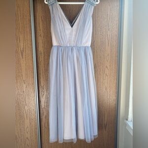 ASOS Sheer Mesh Midi Dress